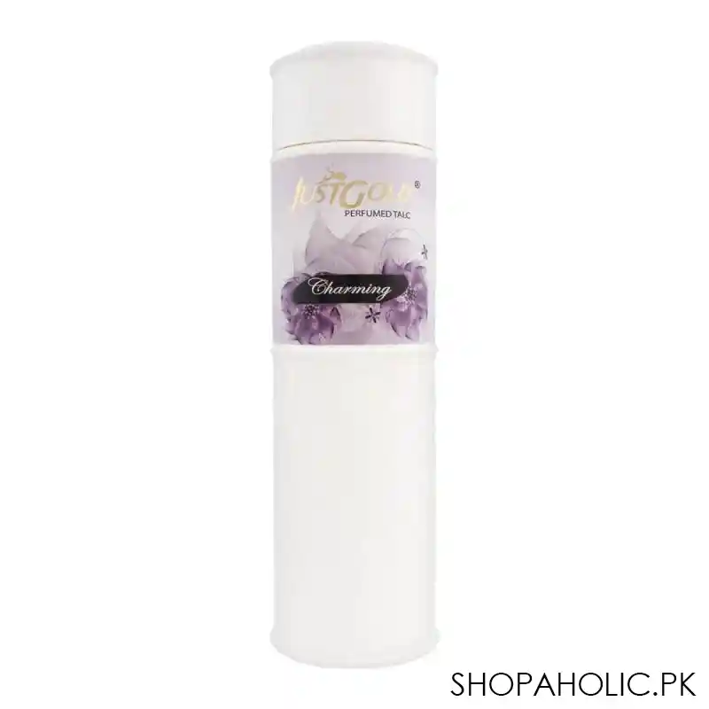 just gold charming perfumed talcum powder, 250g main image