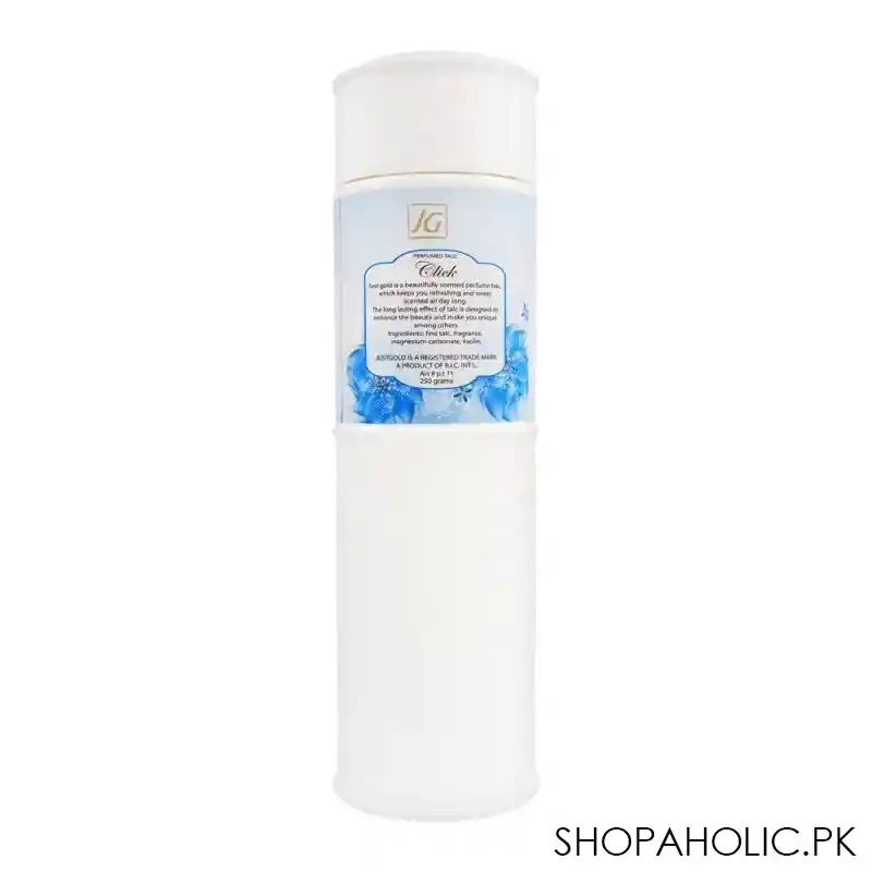 just gold click perfumed talcum powder, 250g image2