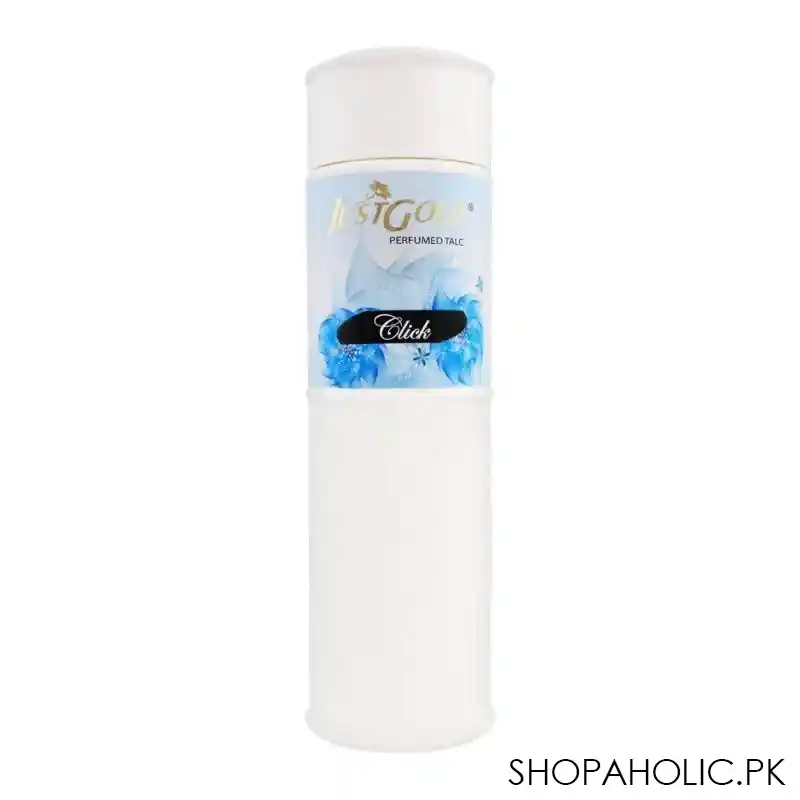 just gold click perfumed talcum powder, 250g main image