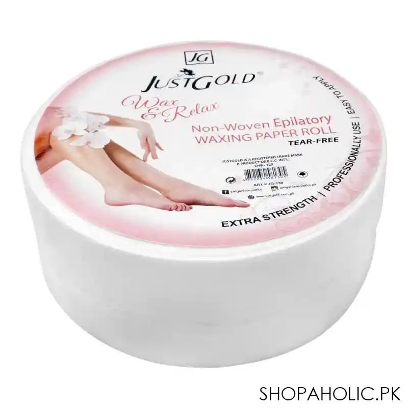 just gold non woven epilatory waxing paper roll, jg 130 main image