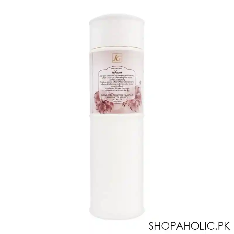 just gold secret perfumed talcum powder, 250g image2