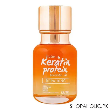 justk biotin, keratin protein, smooth repairing hair serum, 50ml main image