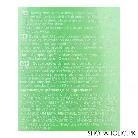 justk hemp oil, tea tree, refresh purifying conditioner, 350ml image3