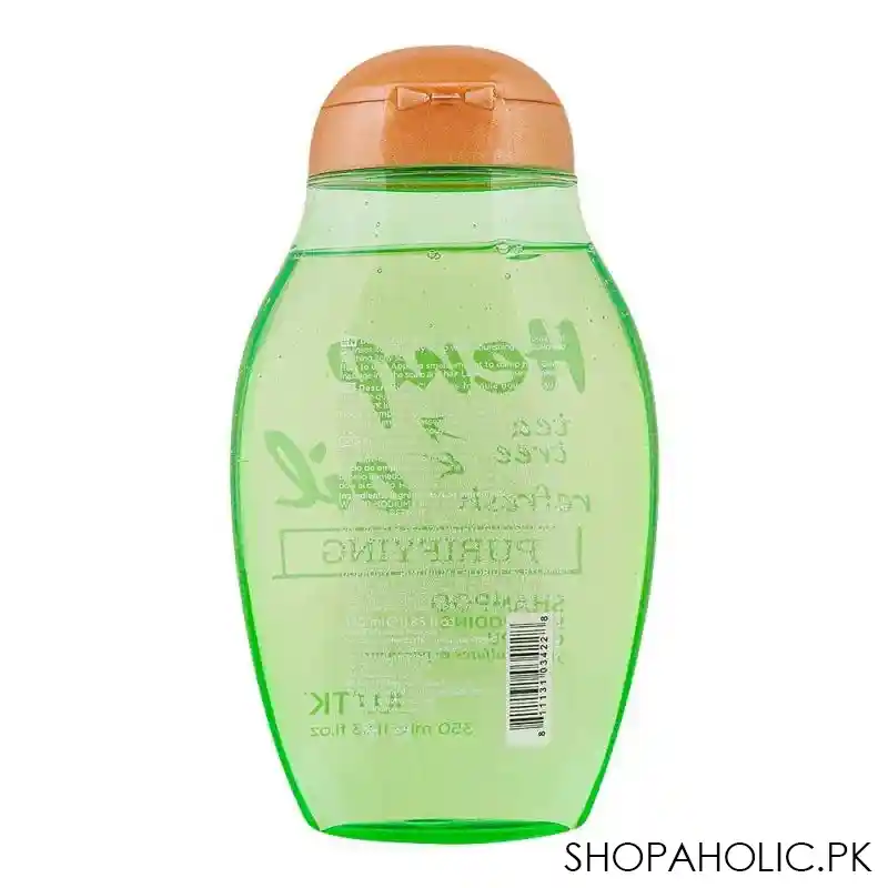 justk hemp oil, tea tree, refresh purifying shampoo, 350ml image2