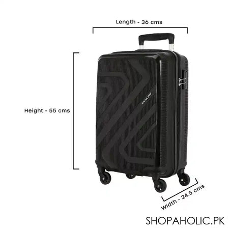 Kamiliant Luggage Kiza, Small, 55x37.5x24 cm, Black - Image 3