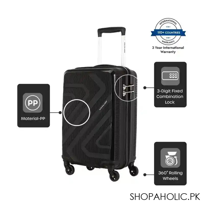 Kamiliant Luggage Kiza, Small, 55x37.5x24 cm, Black - Image 2
