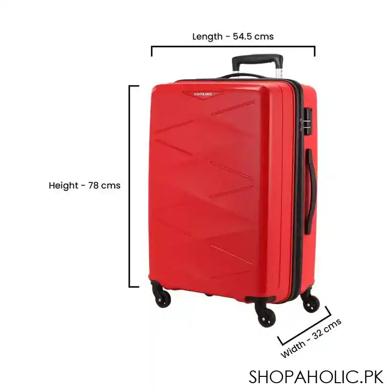 Kamiliant Luggage Triprism, Large, 78x54.5x32 cm, Red - Image 4