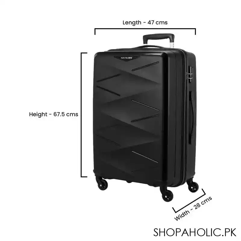 Kamiliant Luggage Triprism, Medium, 67.5x47x28 cm, Black - Image 6