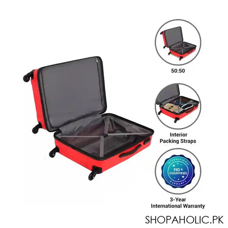 Kamiliant Luggage Triprism, Medium, 67.5x47x28 cm, Red - Image 5