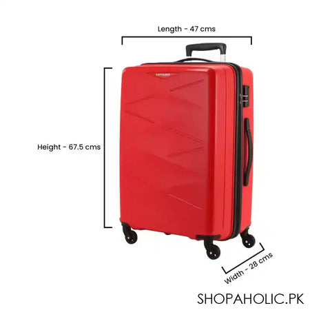 Kamiliant Luggage Triprism, Medium, 67.5x47x28 cm, Red - Image 6