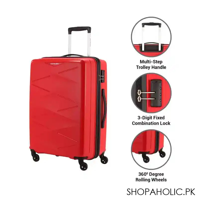 Kamiliant Luggage Triprism, Medium, 67.5x47x28 cm, Red - Image 7