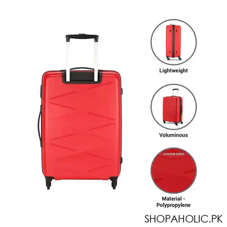 Kamiliant Luggage Triprism, Small, 55x37.5x24 cm, Red - Image 4