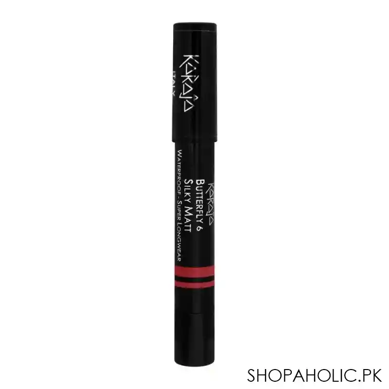 karaja butterfly silky matt jumbo twist featherlight intense lipstick, no. 6 image2