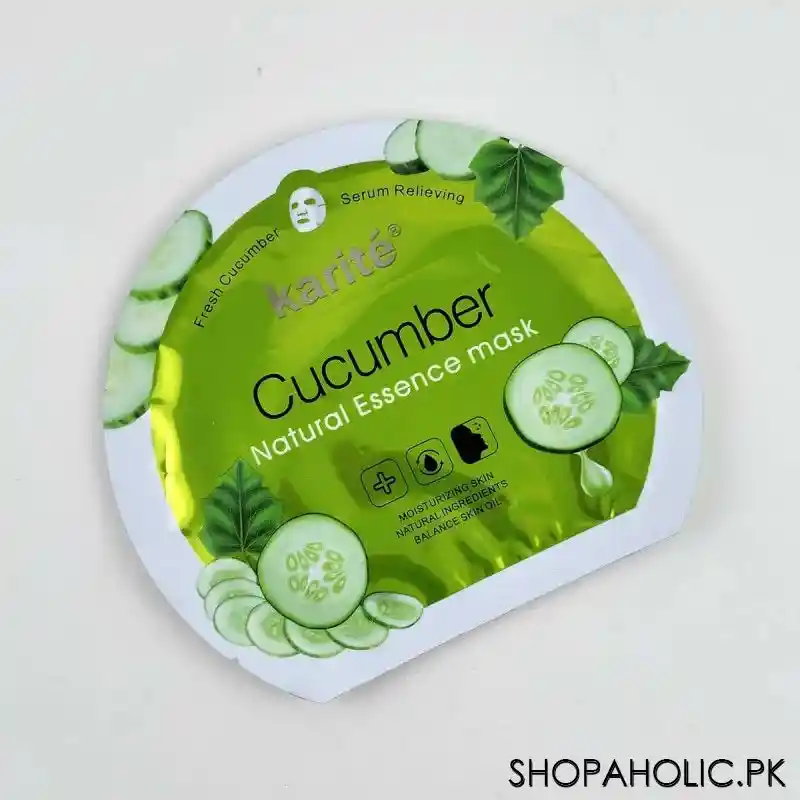 karite cucumber natural essence mask main image