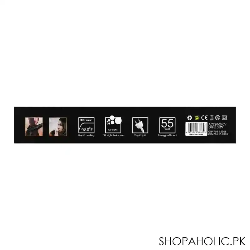 kemei hair straightener excellent straight hair function, km 8879 image4