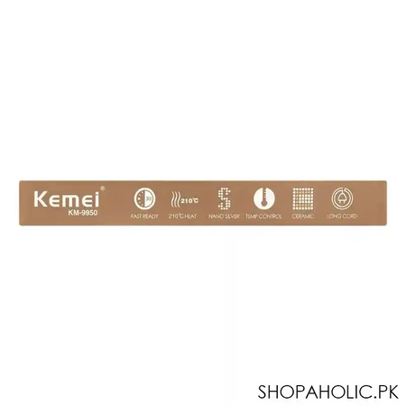 kemei professional hair curler, km 9950 image5