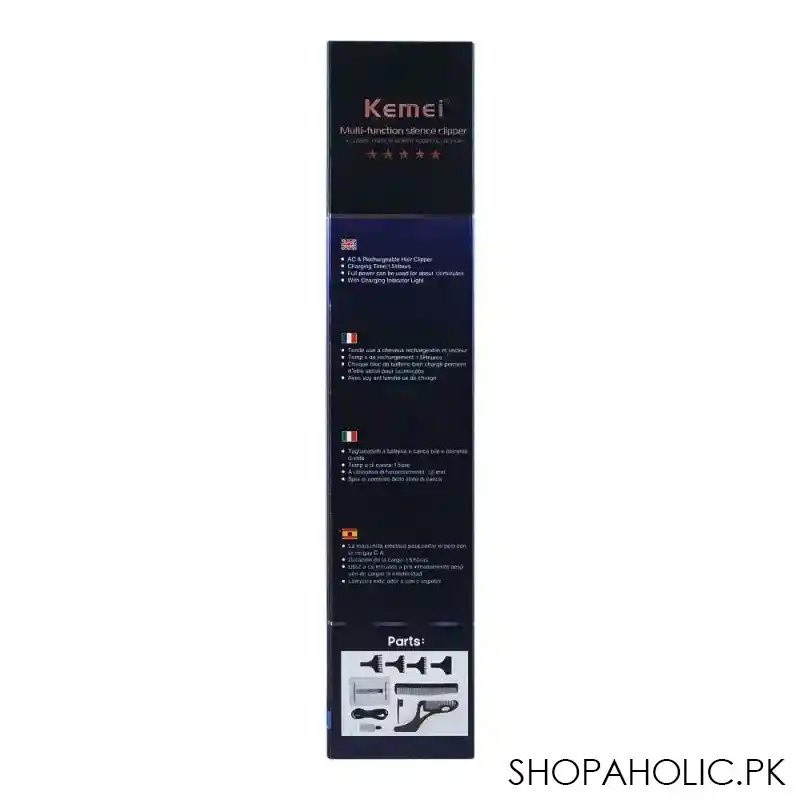 kemei professional multi function silence hair clipper, km 700d image4