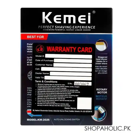 kemei shaver, km 2026 image4