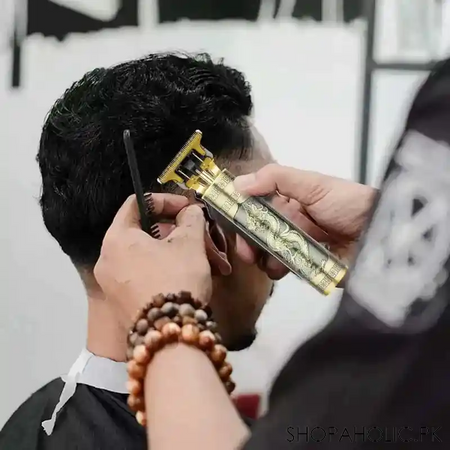 kemei vintage t9 rechargeable professional hair clipper for beard and haircut style trimmer with four clips main image