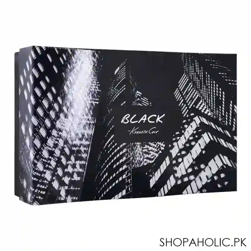 kenneth cole black men perfume set, edt 100ml+ after shave 100ml + deodorant 75g image2