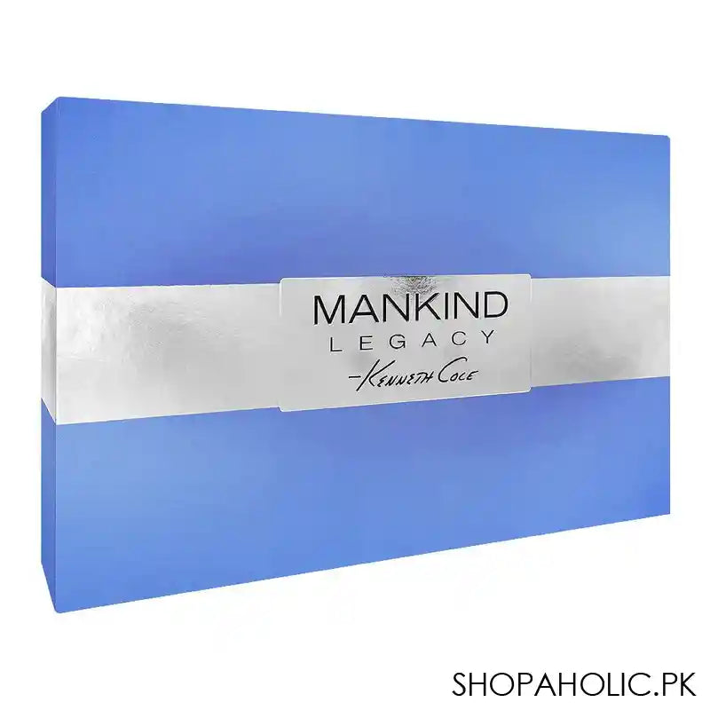 Kenneth Cole Mankind Legacy Perfume Set, Eau de Toilette 100ml and 10ml+Aftershave 100ml+Hair & Body Wash 100ml - Image 4