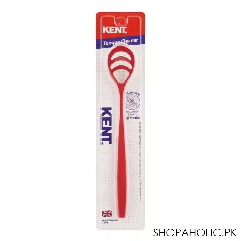 kent 3 scrapper tongue cleaner, red main image