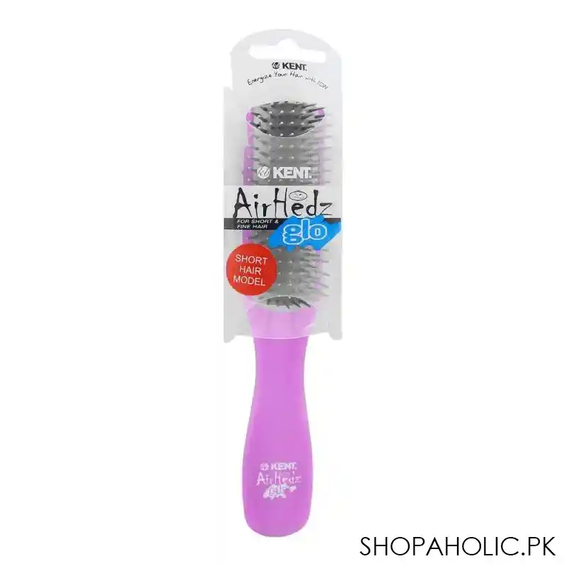 kent air hedz glo hair brush, purple, ahgl002 image2