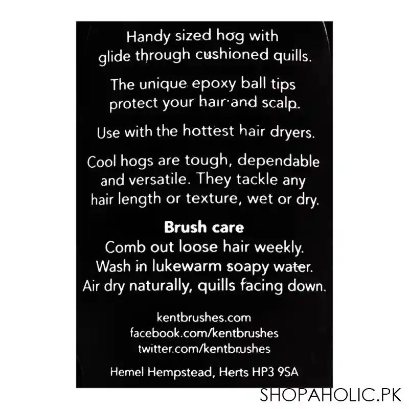 kent cool hog hair brush, 64380bg image3