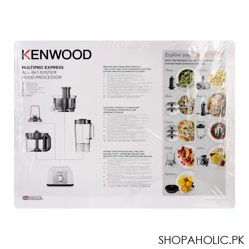 Kenwood All-In-1 Multi Pro Express Food Processor, FDP-65.750WH - Image 3