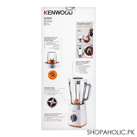 kenwood blender, 2 liters, 500w, blp 15.150wh image3