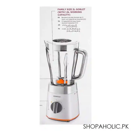 kenwood blender, 2 liters, 500w, blp 15.150wh image4