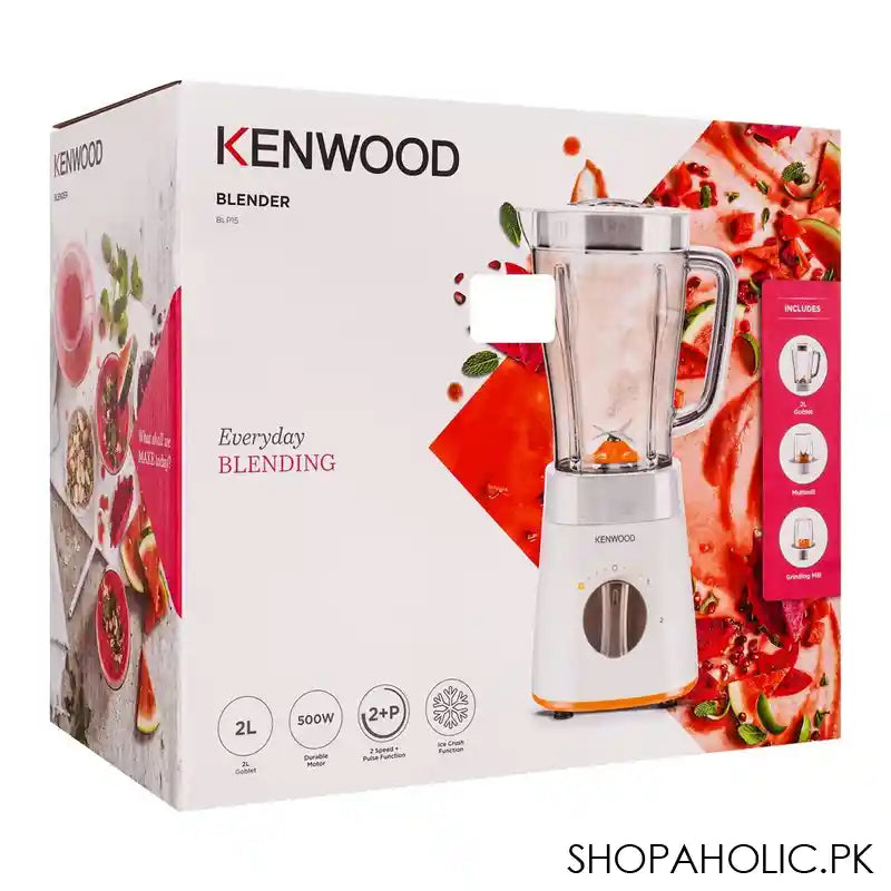 Kenwood Blender, 2L, 500W, BLP-15.360WH - Image 2