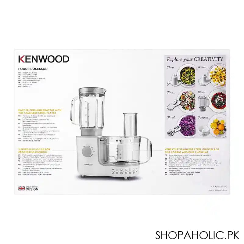 Kenwood Food Processor, 600W, FP-190 - Image 5