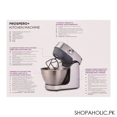 Kenwood Prospero+ Kitchen Machine Mixer, 4.3L, Silver, KHC-29.AO - Image 2