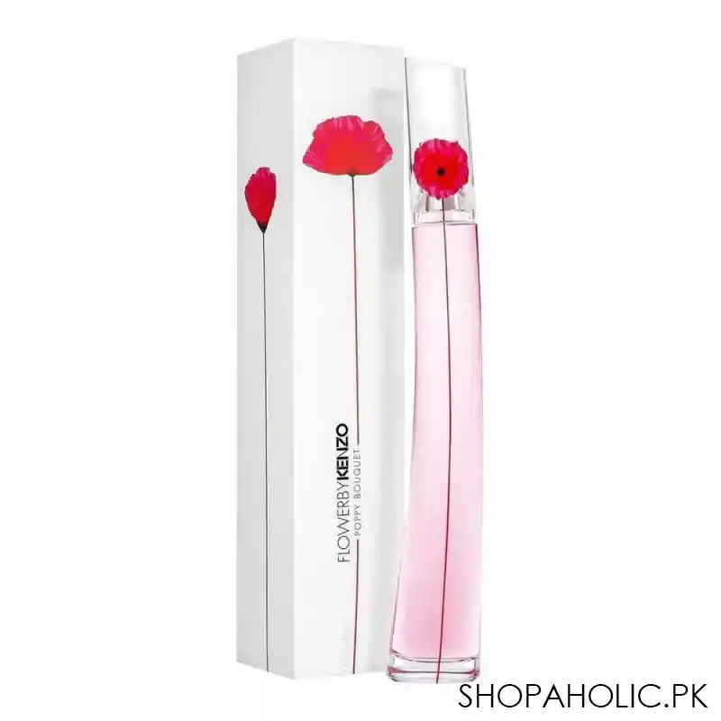 kenzo flower by kenzo poppy bouquet eau de parfum florale, for women, 100ml main image