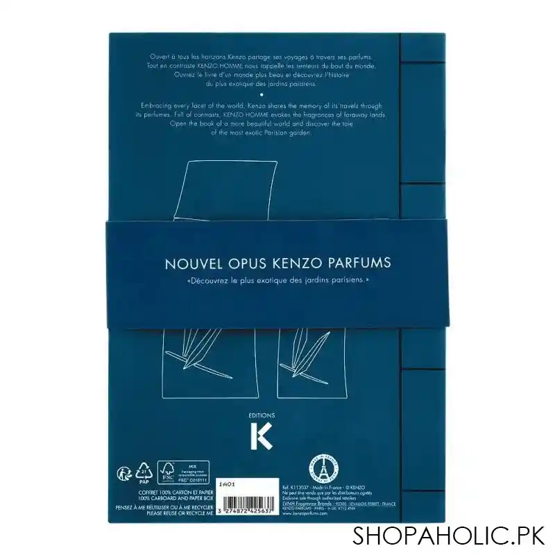 kenzo homme set eau de toilette 100ml + eau de toilette 30ml image3