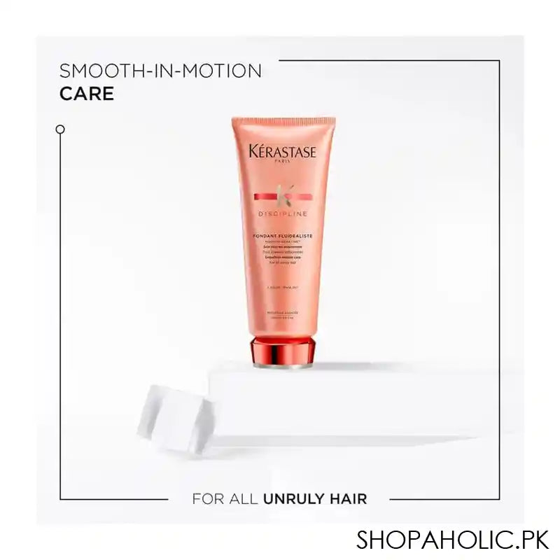 Kerastase Discipline Fondant Fluid Conditioner, For Frizzy and Unruly Hair, 200ml - Image 4