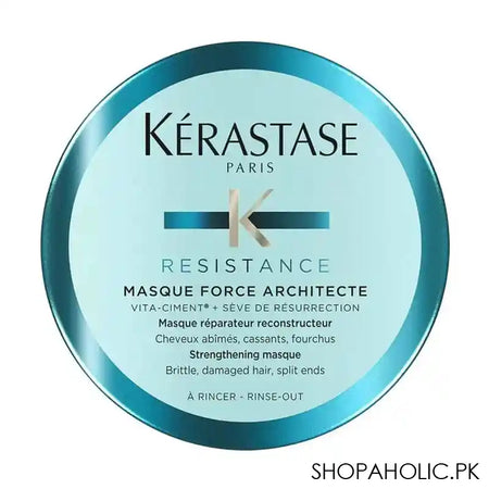 Kerastase Resistance Force Architecte Hair Mask, For Damaged and Over-Processed Hair, 75ml - Main Image