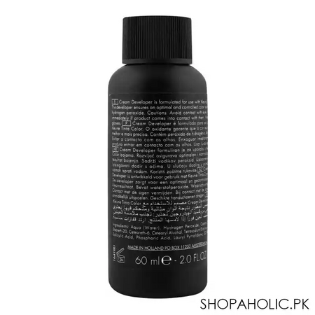 keune cream developer 12% 40 vol, tinta color, 60ml image2