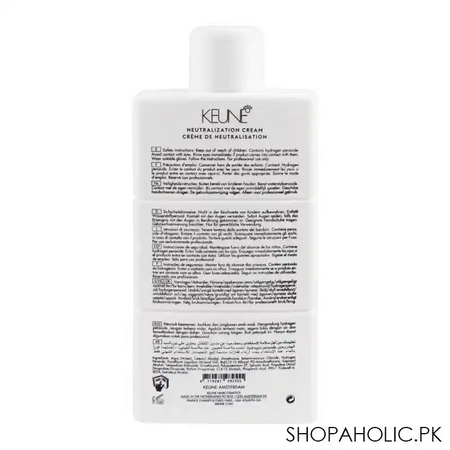 keune keratin straightening rebonding system, neutralization cream, 1000ml image2