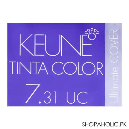 Keune Tinta Color Ultimate Cover 7.31 Medium Golden Ash Blonde - Image 5