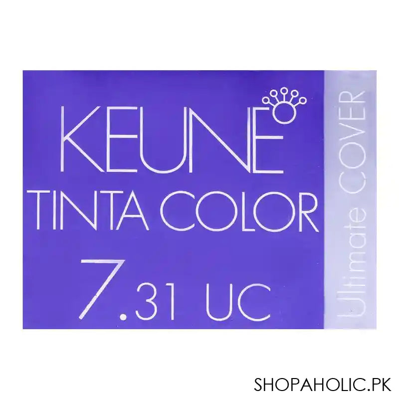 Keune Tinta Color Ultimate Cover 7.31 Medium Golden Ash Blonde - Image 5