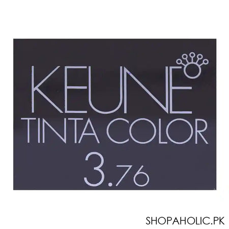 Keune Tinta Hair Color 3.76 Dark Violet Red Brown - Image 5