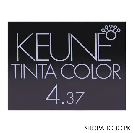 Keune Tinta Hair Color, 4.37 Medium Golden Violet Brown - Image 4