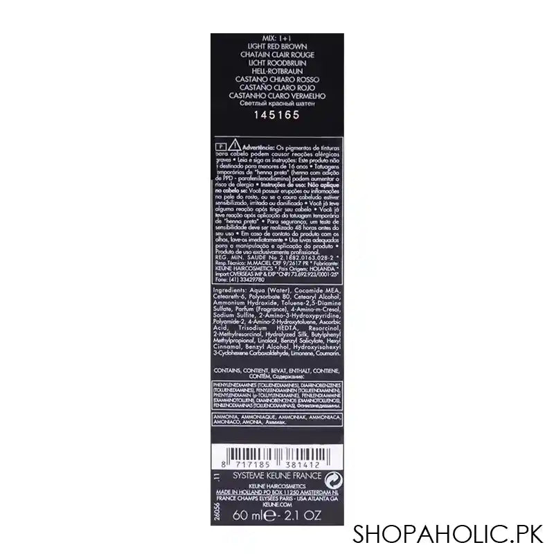 Keune Tinta Hair Color 5.6 Light Red Brown - Image 5