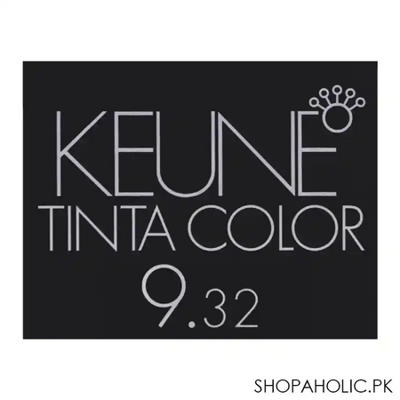 keune tinta hair color, 9.32 very light beige blonde image5