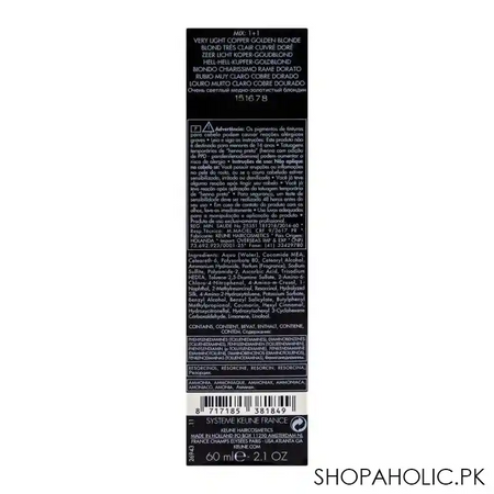 keune tinta hair color, 9.43 very light copper golden blonde image3