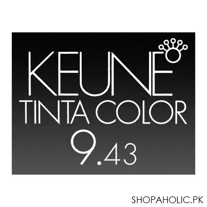 keune tinta hair color, 9.43 very light copper golden blonde image5