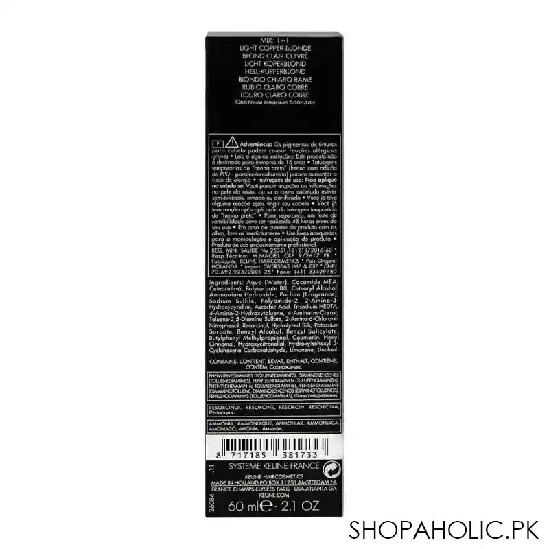 keune tinta hair colour, 8.4 light copper blonde image3