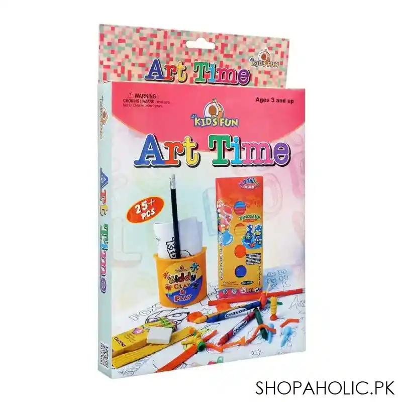 kids fun art time set, 25+ pieces main image